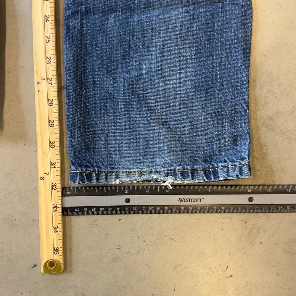 Levis 514 Slim Straight Leg Jeans Mens Blue Denim Medium Wash 36x32